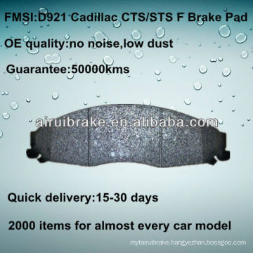 D921 Brake Pad for Cadillac CTS 2003-2007 F